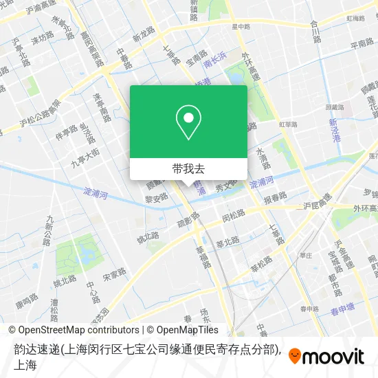 韵达速递(上海闵行区七宝公司缘通便民寄存点分部)地图