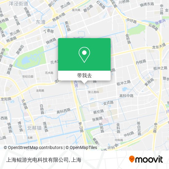 上海鲲游光电科技有限公司地图