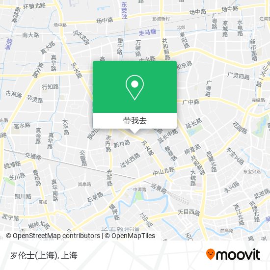 罗伦士(上海)地图
