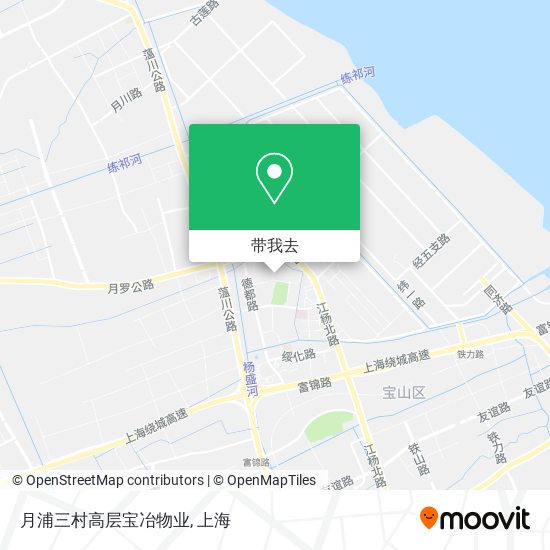 月浦三村高层宝冶物业地图