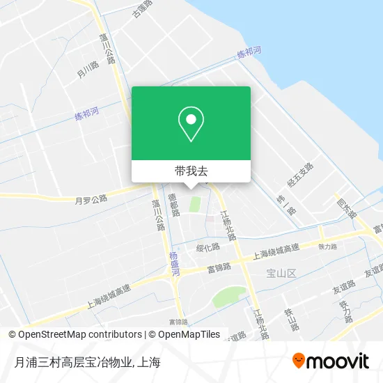月浦三村高层宝冶物业地图