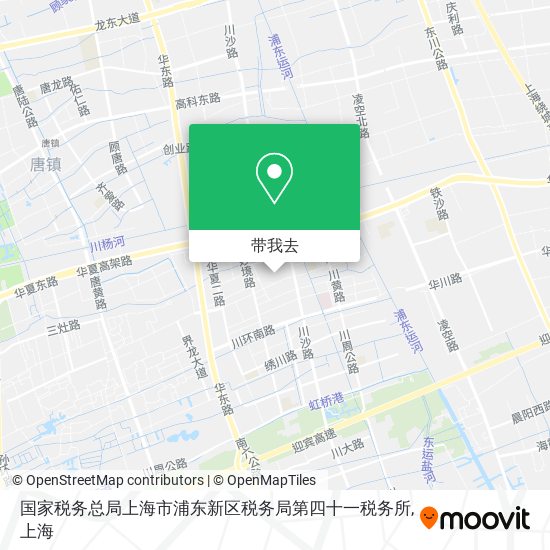 国家税务总局上海市浦东新区税务局第四十一税务所地图