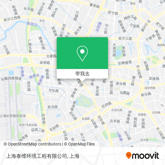 上海泰维环境工程有限公司地图