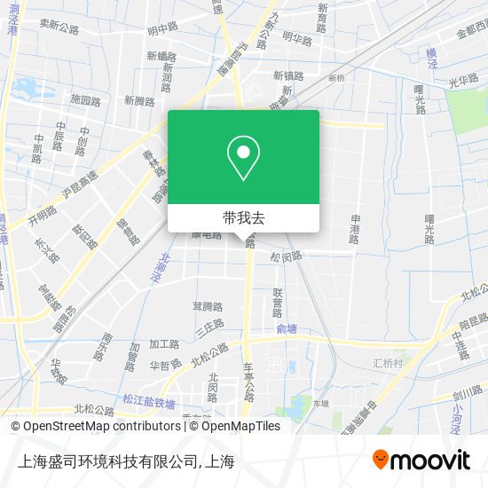 上海盛司环境科技有限公司地图