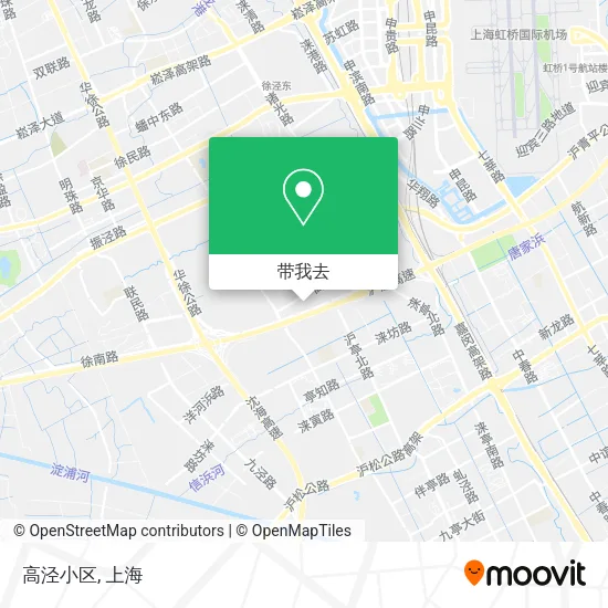 高泾小区地图