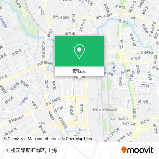 虹桥国际展汇南区地图