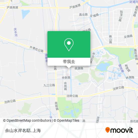 佘山水岸名邸地图