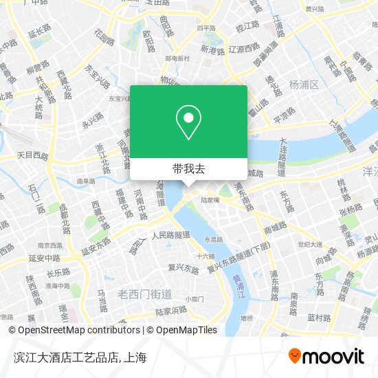 滨江大酒店工艺品店地图