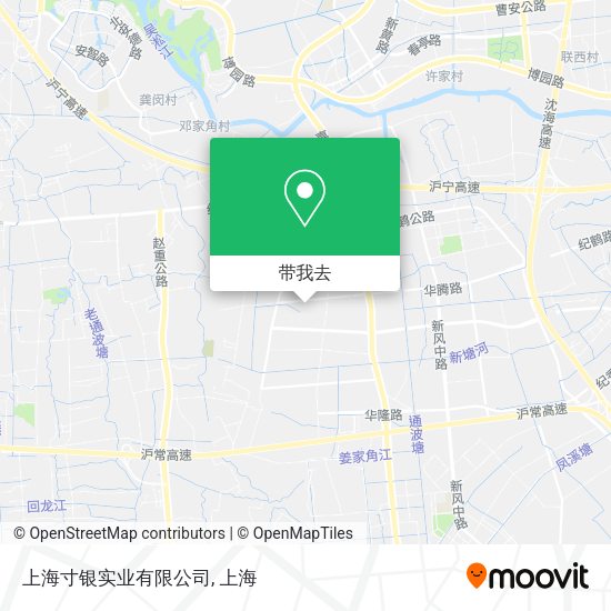 上海寸银实业有限公司地图
