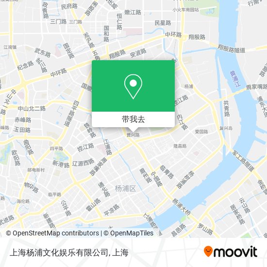 上海杨浦文化娱乐有限公司地图