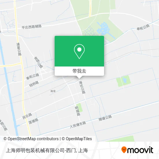 上海师明包装机械有限公司-西门地图