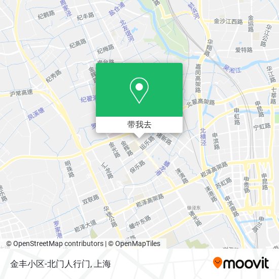 金丰小区-北门人行门地图