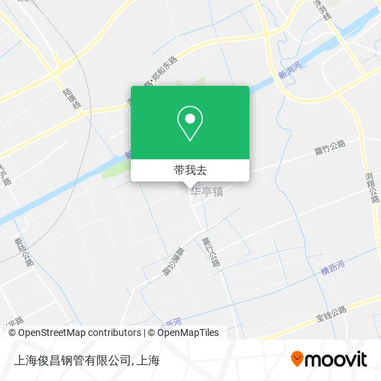 上海俊昌钢管有限公司地图