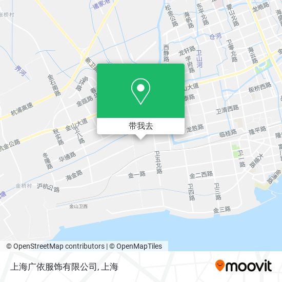 上海广依服饰有限公司地图