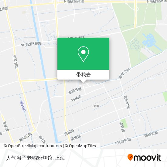 人气游子老鸭粉丝馆地图