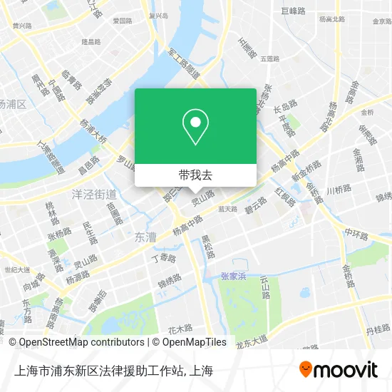 上海市浦东新区法律援助工作站地图