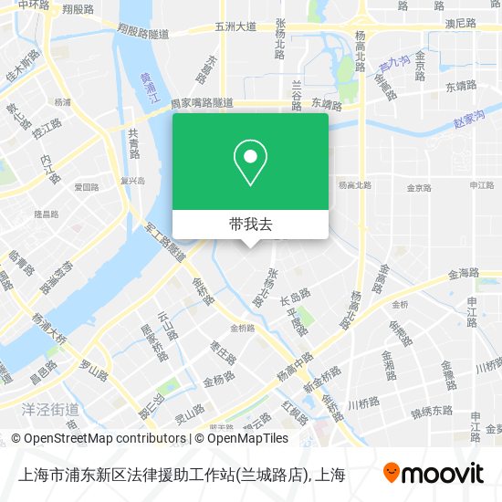 上海市浦东新区法律援助工作站(兰城路店)地图