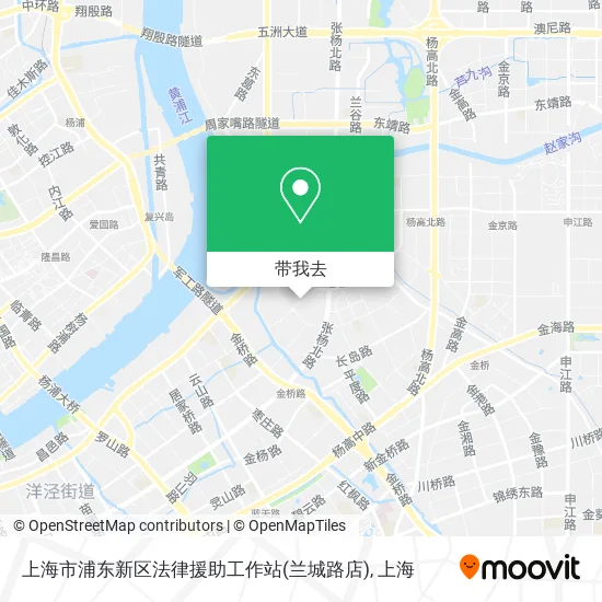 上海市浦东新区法律援助工作站(兰城路店)地图