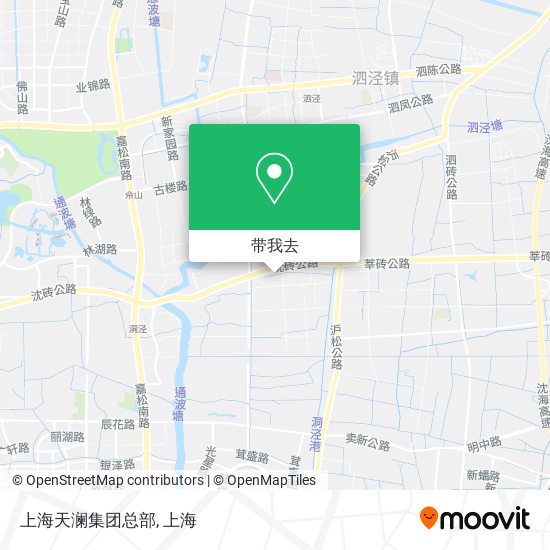 上海天澜集团总部地图