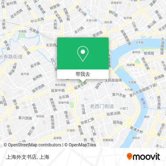 上海外文书店地图