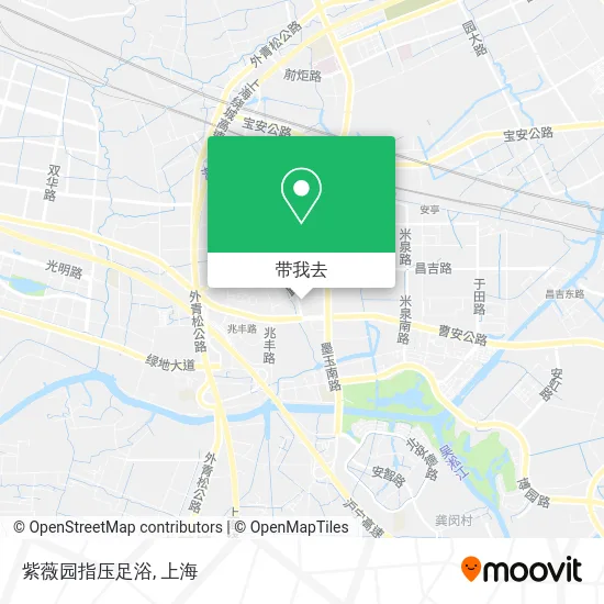 紫薇园指压足浴地图