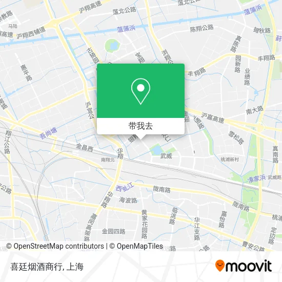 喜廷烟酒商行地图