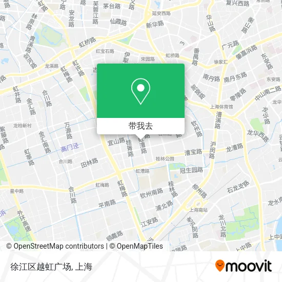 徐江区越虹广场地图