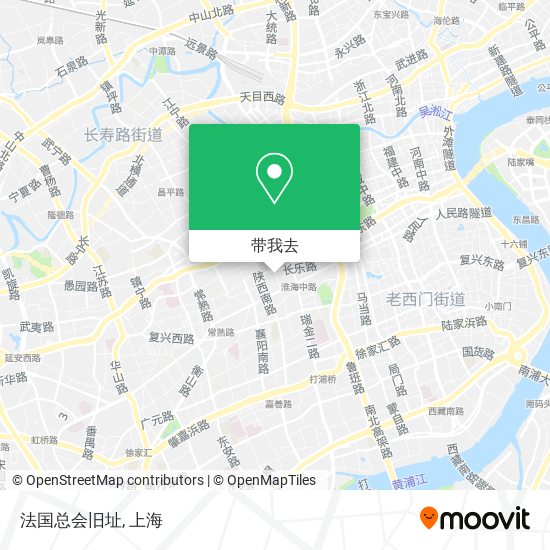 法国总会旧址地图