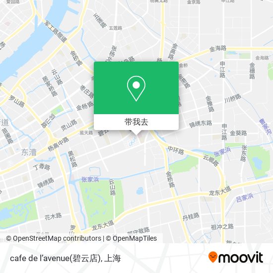 cafe de l’avenue(碧云店)地图