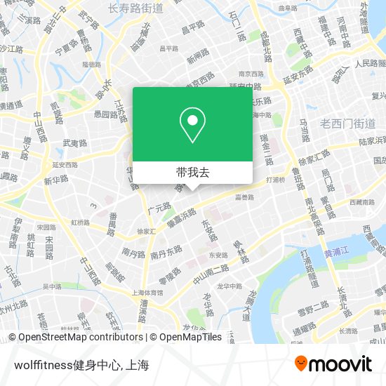 wolffitness健身中心地图