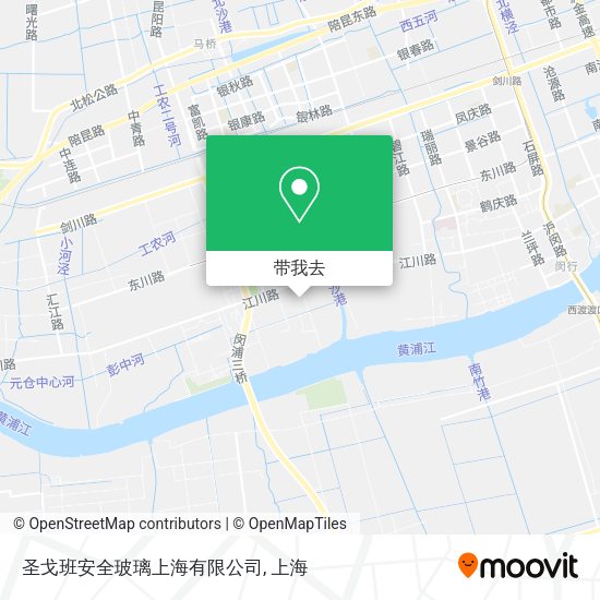 圣戈班安全玻璃上海有限公司地图