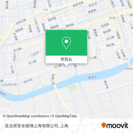 圣戈班安全玻璃上海有限公司地图