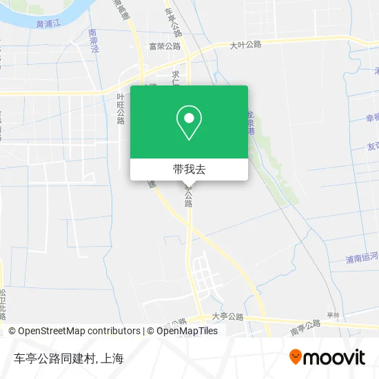 车亭公路同建村地图