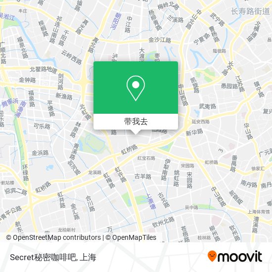 Secret秘密咖啡吧地图