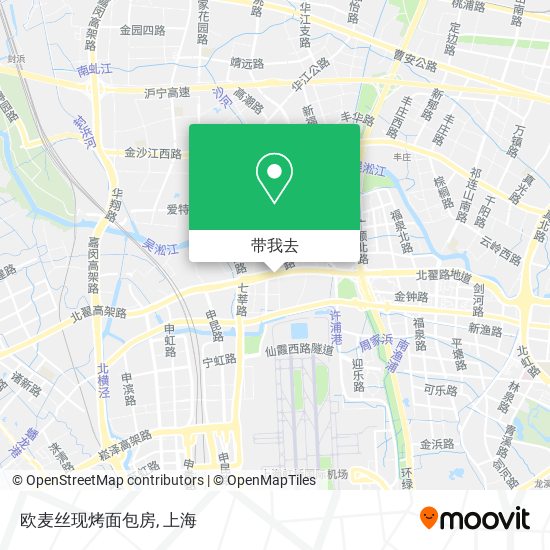欧麦丝现烤面包房地图