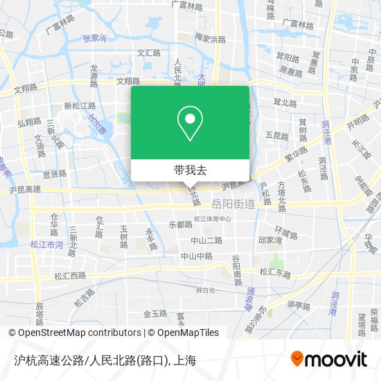 沪杭高速公路/人民北路(路口)地图