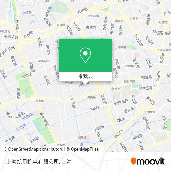 上海凯贝机电有限公司地图