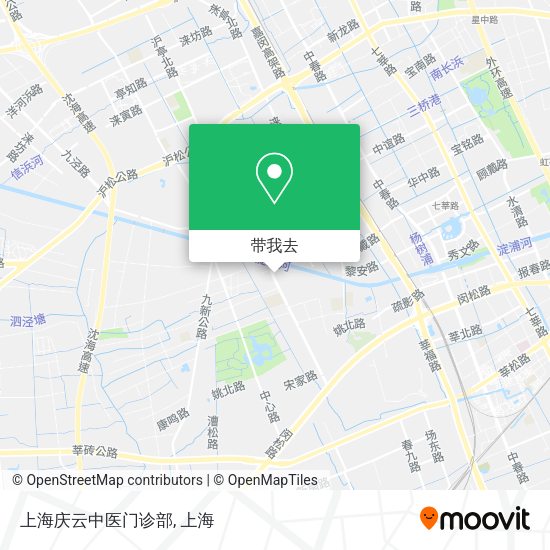 上海庆云中医门诊部地图