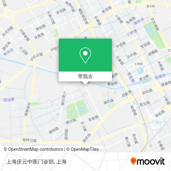 上海庆云中医门诊部地图
