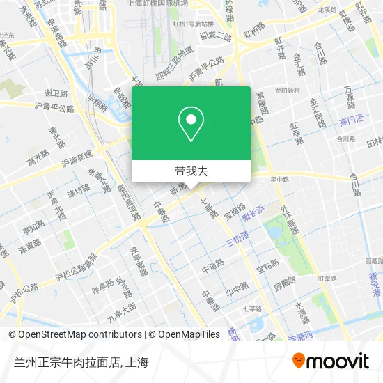 兰州正宗牛肉拉面店地图