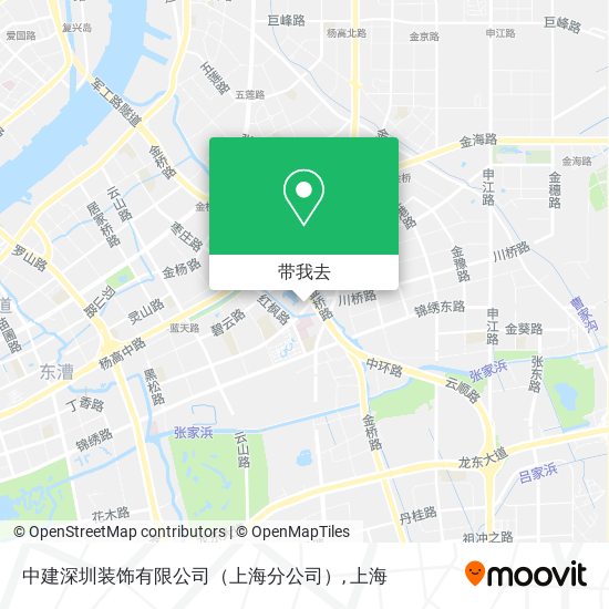 中建深圳装饰有限公司（上海分公司）地图