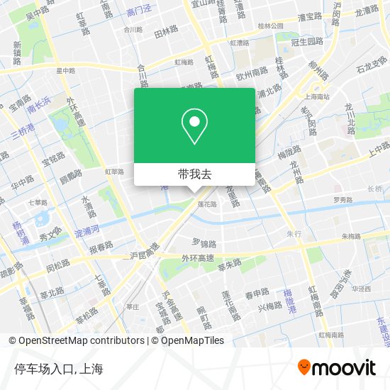 停车场入口地图