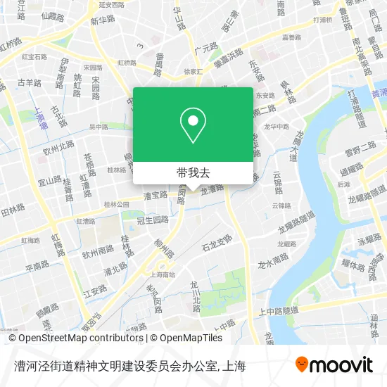 漕河泾街道精神文明建设委员会办公室地图