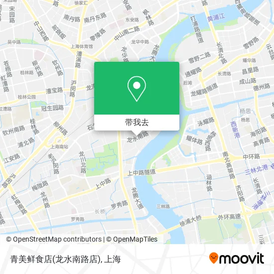 青美鲜食店(龙水南路店)地图