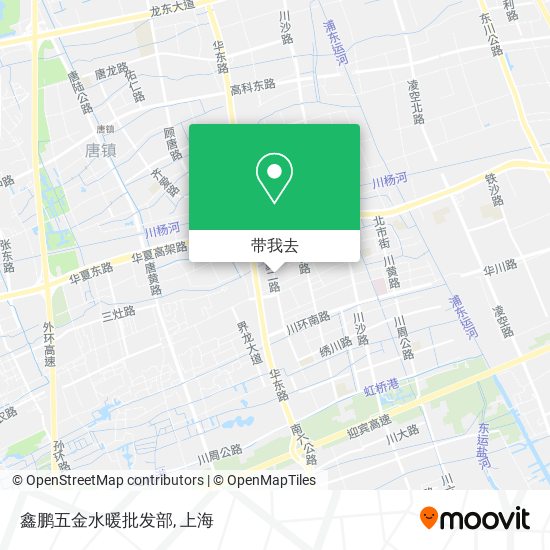 鑫鹏五金水暖批发部地图