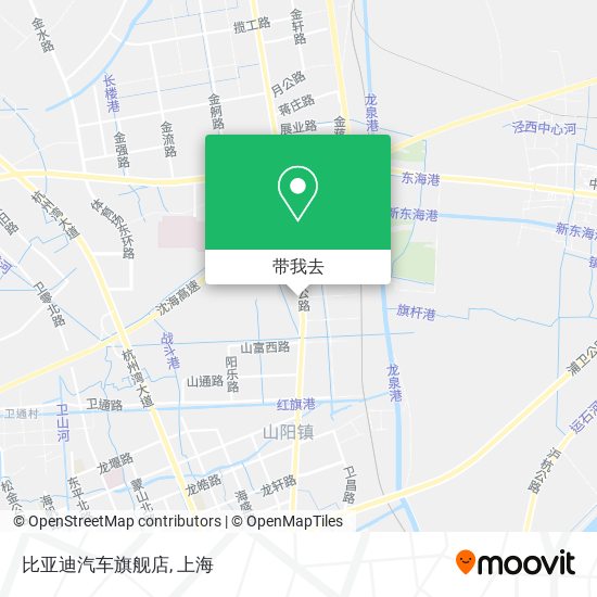 比亚迪汽车旗舰店地图