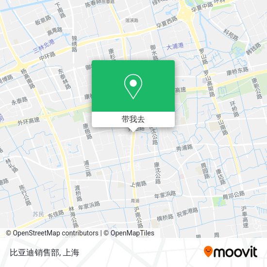 比亚迪销售部地图