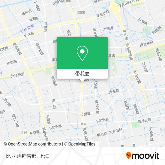 比亚迪销售部地图