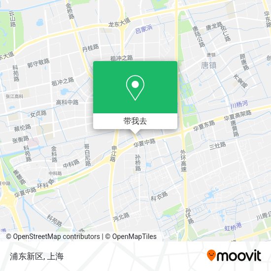 浦东新区地图