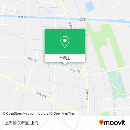 上海浦东新区地图